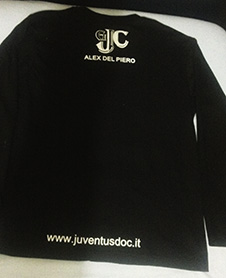 Juventus DOC Alex Del Piero –  Felpa DOC ufficiale 2015