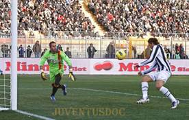 Lecce - Juventus 0 - 1, gol di Matri