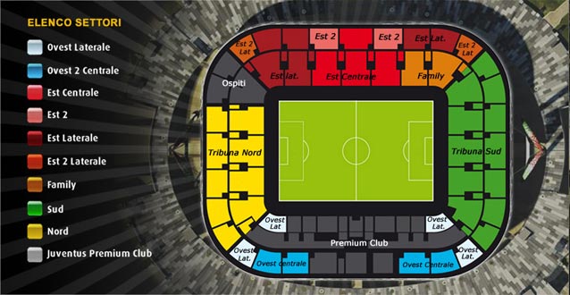 Juventus DOC Alex Del Piero - Piantina del Nuovo Stadio della Juventus